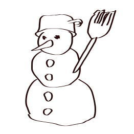 Snowman sketch