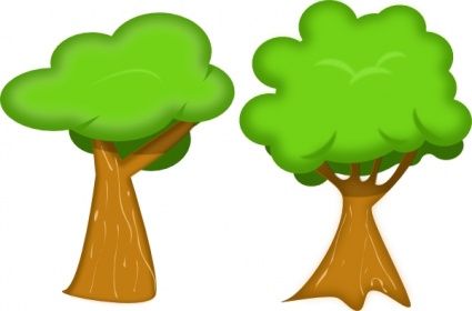 Soft Trees clip art