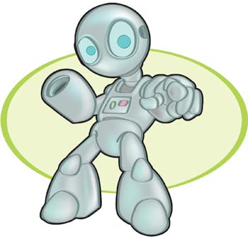 Space Robot Vector 4