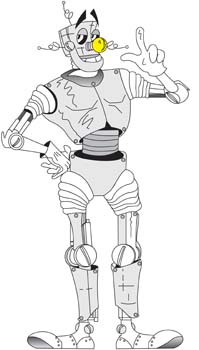 Space Robot Vector 5