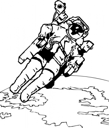 Spacewalk clip art