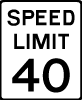 Speed Limit 40