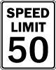 Speed Limit 50