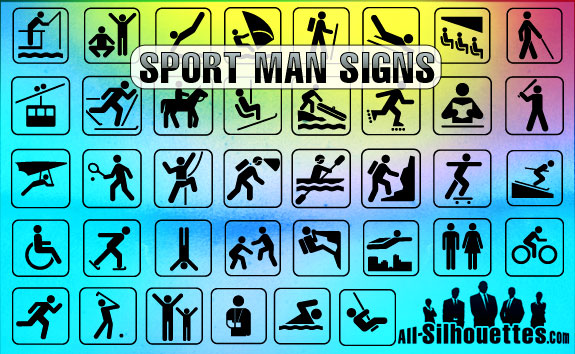 Sport Man Signs