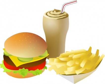 Srd Fastfood Menue clip art