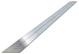 Stainless Steel Ruler (perspective)