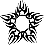 Star Tribal Vector Image