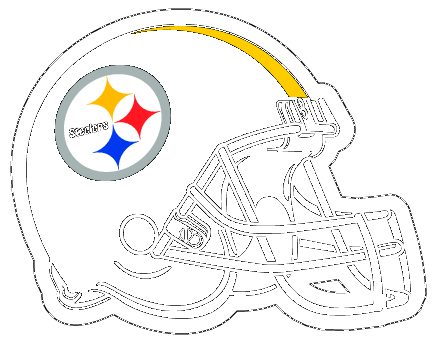 Steelers Black Helmet