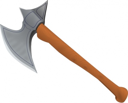 Stefanvonhalenbach Battle Axe Medieval clip art