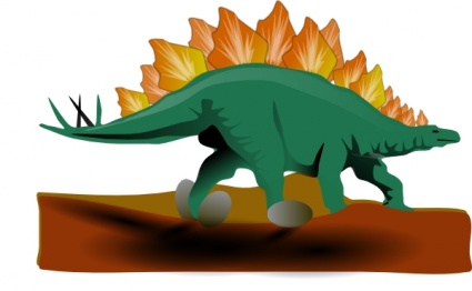 Stegosaurus clip art