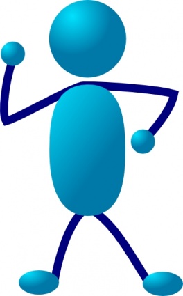 Stick Man Thinking clip art