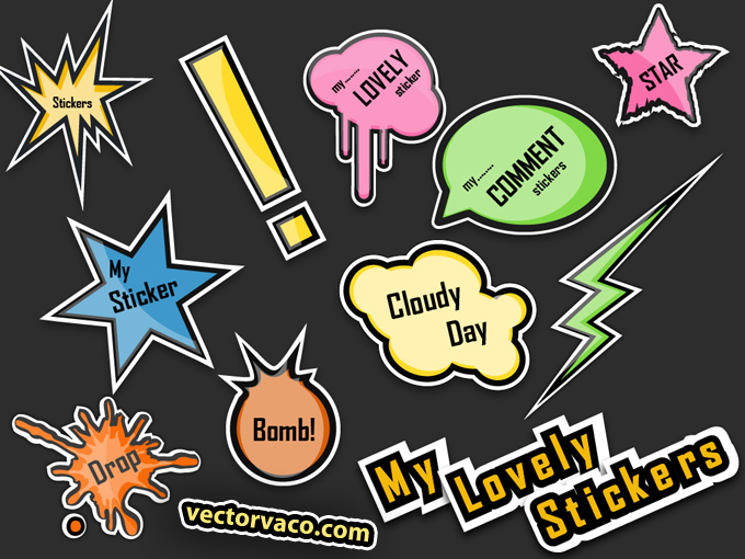 Sticker Vector