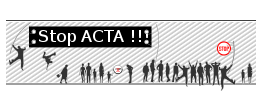 stop ACTA protest