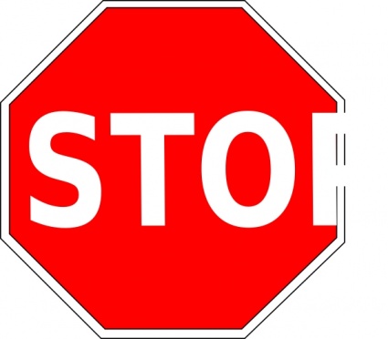 Stop Sign clip art