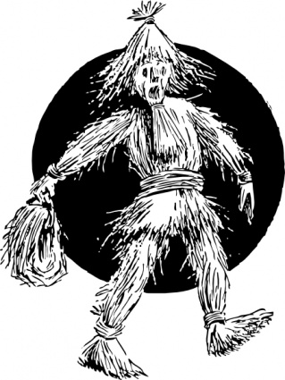 Straw Man clip art