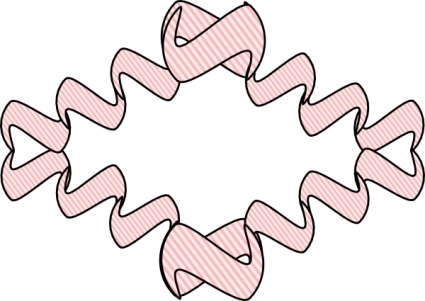 Striped Ribbon clip art