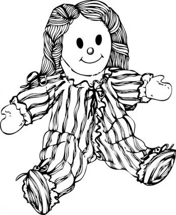 Stuffed Doll clip art