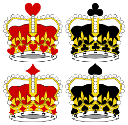 Stylized Crowns for Card Faces