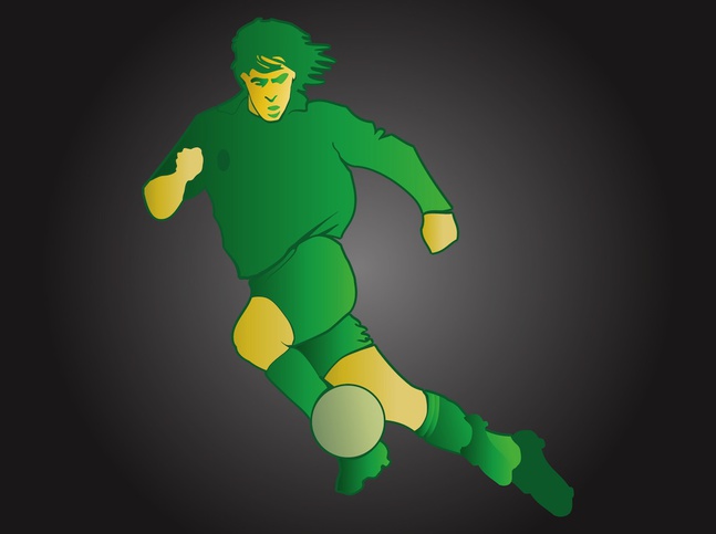 Stylized Football Player