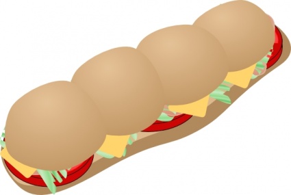 Submarine Sandwich clip art