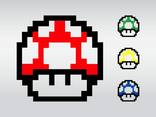 Super Mario Mushrooms