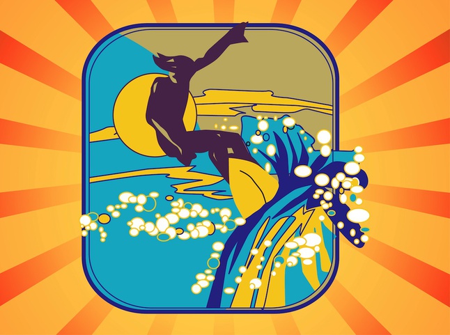 Surfer Icon