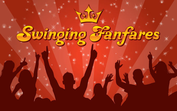 Swinging Funfares Wallpaper Vector