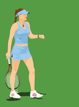 Tennis sport vector 1