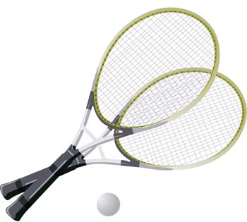 Tennis sport vector 8