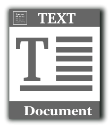 Text file icon