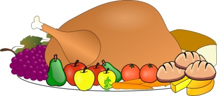 Thanksgiving Spread clip art