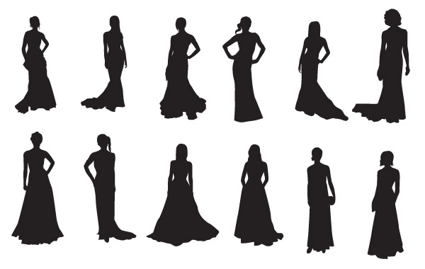 The Red Carpet:20 celebrities silhouettes