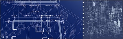 Three-dimensional interior floor plan.