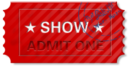 Ticket Admit One With Stamp
