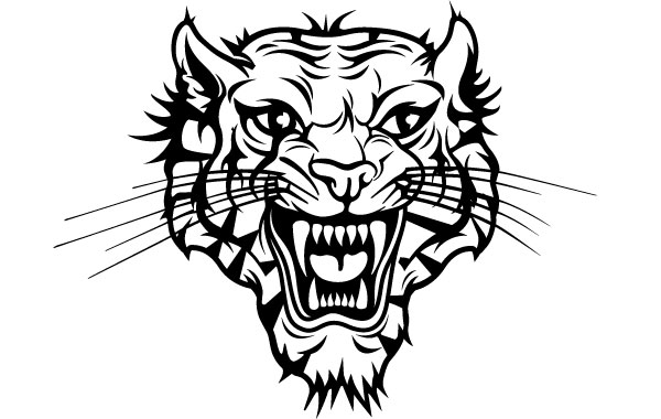 Tiger Head Vector