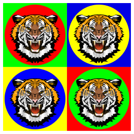 Tiger Pop Art