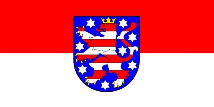 Tobias Flag Of Thuringia clip art