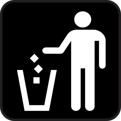 Trash Litter Box clip art