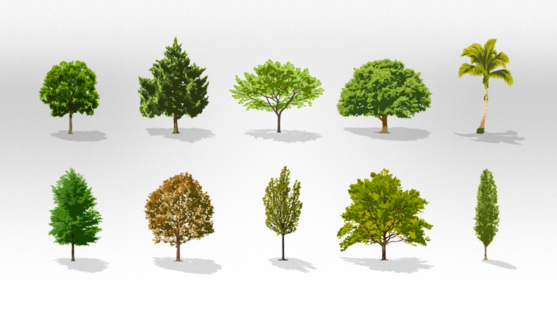 Trees Vector Collection Pack