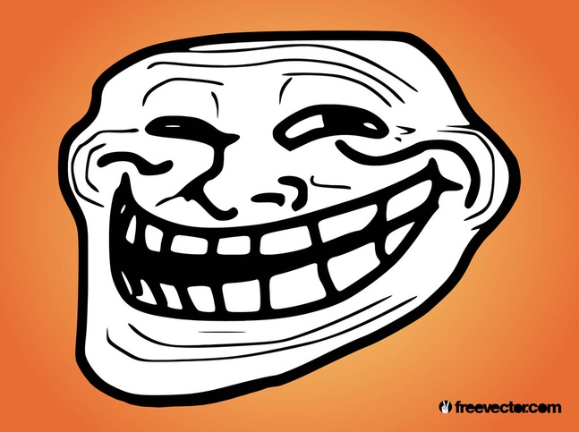 Troll Face Vector