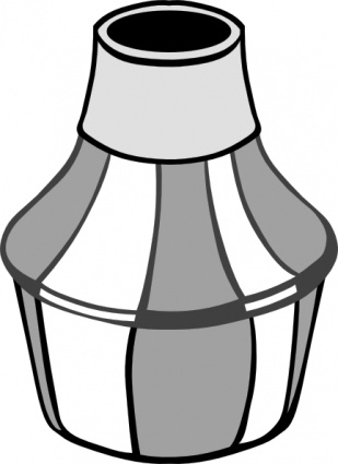 Trumpet Harmon Mute clip art