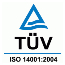 Tuv ISO 14001:2004