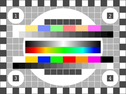 Tv Test Screen clip art