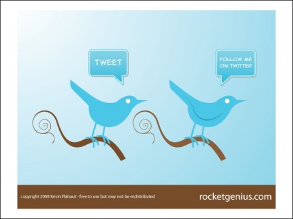 Twitter Style Bird Icons