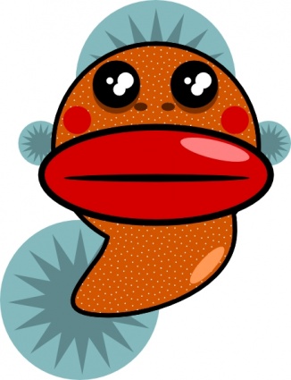 Ugly Fish clip art