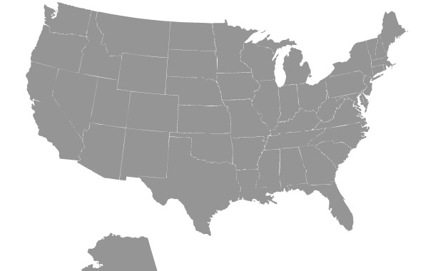 Us Map Vector