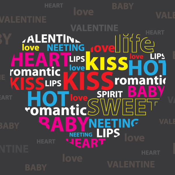 Valentine Typography