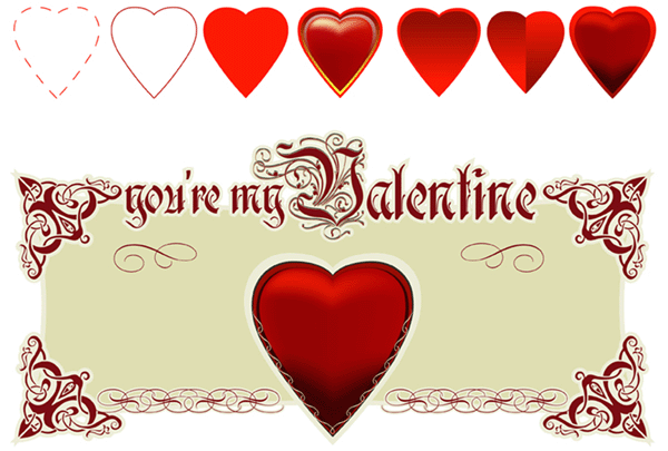 Valentine Vintage Banner