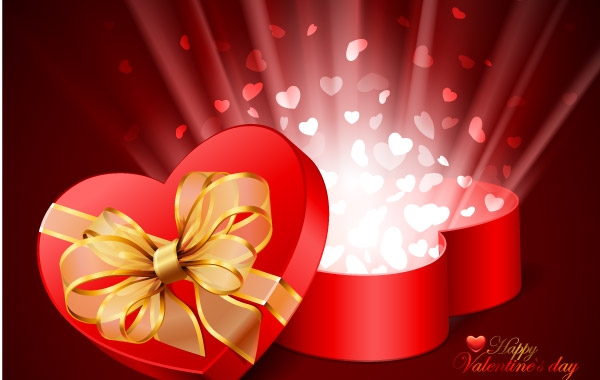 Valentines Day Card Vector Illustration