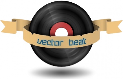 Vector Beat Record clip art